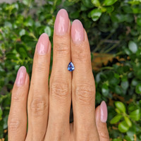 0.68 Ct. Blue Sapphire from Ceylon (Sri Lanka) Life Style