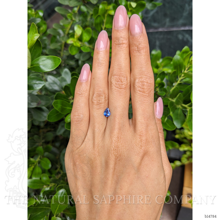 0.68 Ct. Blue Sapphire from Ceylon (Sri Lanka)