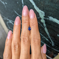 0.92 Ct. Blue Sapphire from Ceylon (Sri Lanka) Life Style