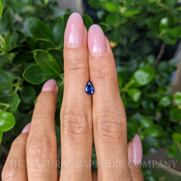 0.92 Ct. Blue Sapphire from Ceylon (Sri Lanka)