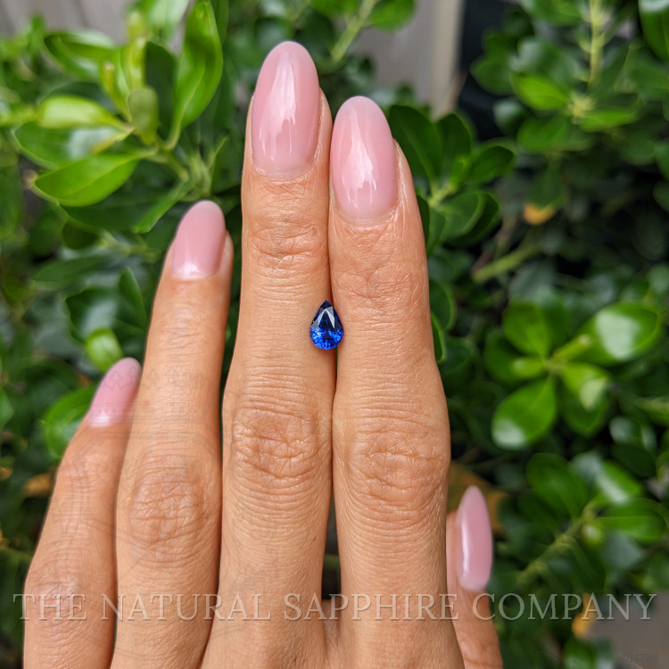 0.93 Ct. Blue Sapphire from Ceylon (Sri Lanka)