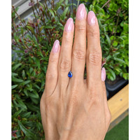 0.93 Ct. Blue Sapphire from Ceylon (Sri Lanka) Life Style