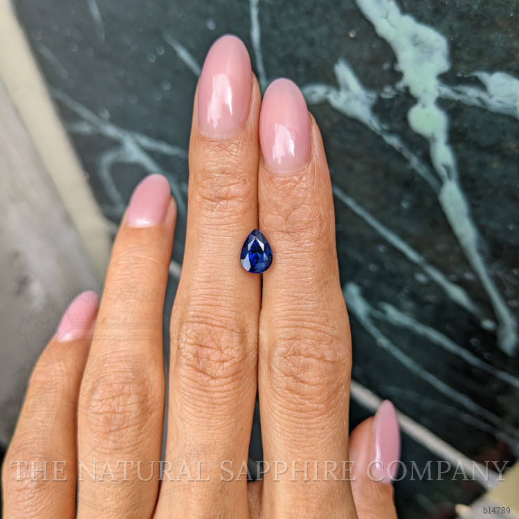 1.86 Ct. Blue Sapphire from Ceylon (Sri Lanka)