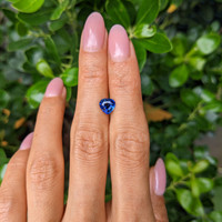 1.34 Ct. Blue Sapphire from Ceylon (Sri Lanka) Life Style