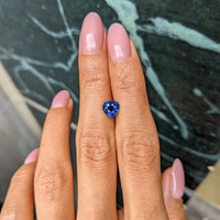 1.34 Ct. Blue Sapphire from Ceylon (Sri Lanka) Life Style