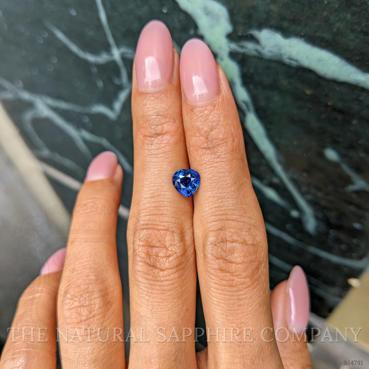 1.34 Ct. Blue Sapphire from Ceylon (Sri Lanka)