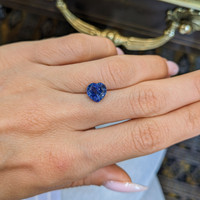 2.58 Ct. Blue Sapphire from Ceylon (Sri Lanka) Life Style