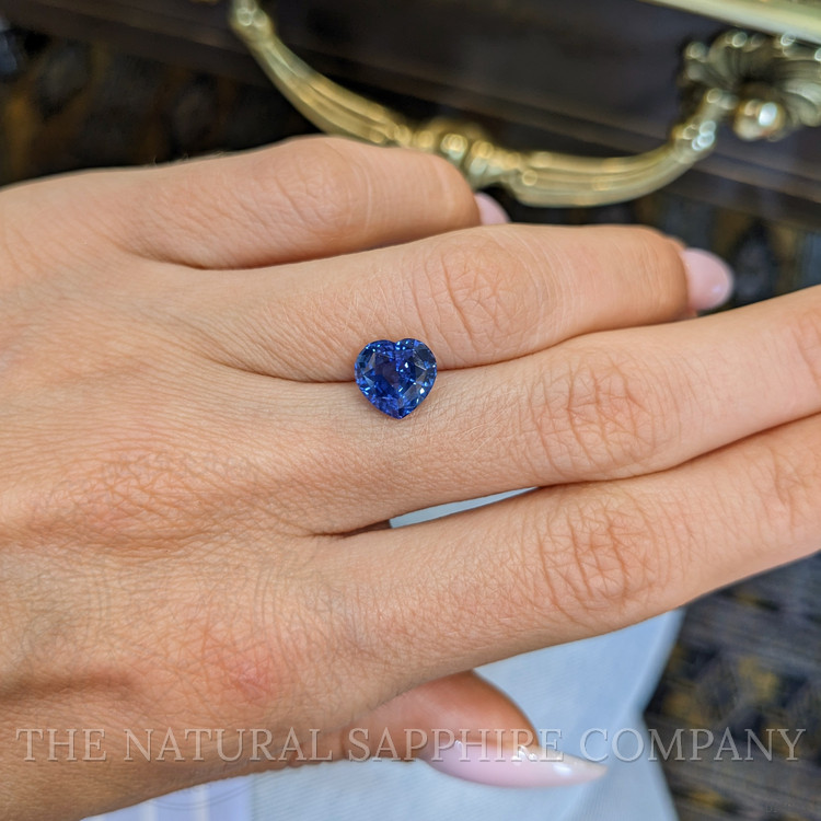2.58 Ct. Blue Sapphire from Ceylon (Sri Lanka)