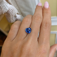 2.58 Ct. Blue Sapphire from Ceylon (Sri Lanka) Life Style