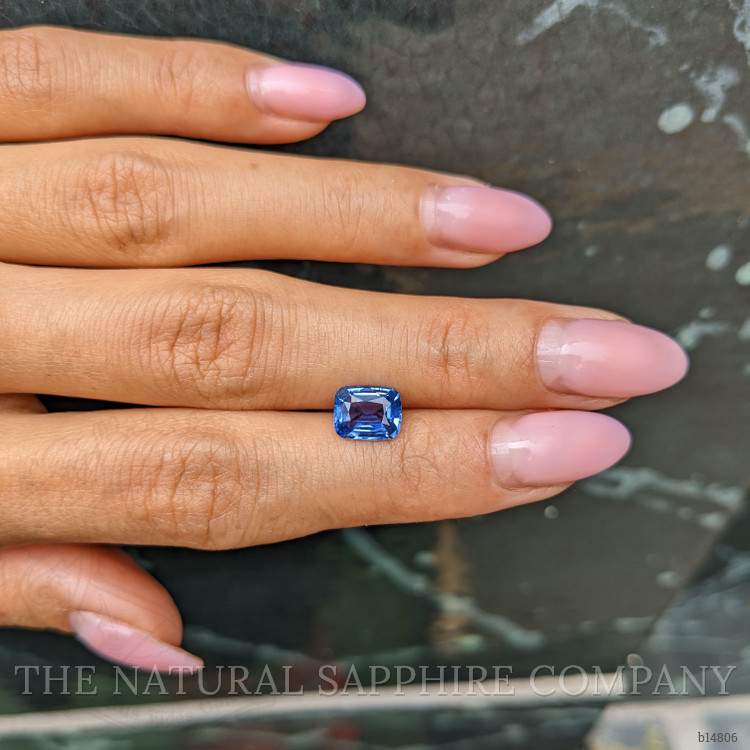 2.08 Ct. Blue Sapphire from Ceylon (Sri Lanka)