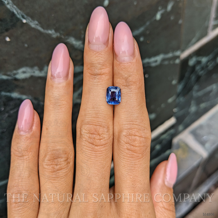2.08 Ct. Blue Sapphire from Ceylon (Sri Lanka)