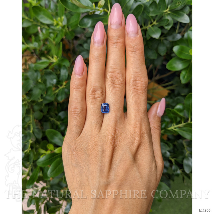 2.08 Ct. Blue Sapphire from Ceylon (Sri Lanka)
