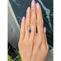 1.32 Ct. Blue Sapphire from Ceylon (Sri Lanka) Life Style