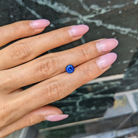 1.19 Ct. Blue Sapphire from Ceylon (Sri Lanka) Life Style