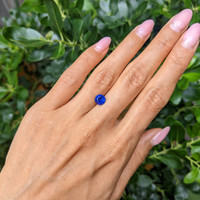 1.75 Ct. Blue Sapphire from Ceylon (Sri Lanka) Life Style