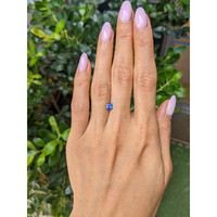 0.54 Ct. Blue Sapphire from Ceylon (Sri Lanka) Life Style