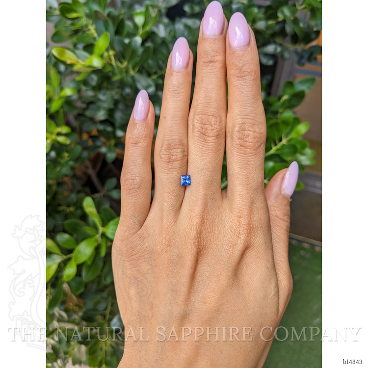 0.54 Ct. Blue Sapphire from Ceylon (Sri Lanka)