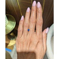 0.54 Ct. Blue Sapphire from Ceylon (Sri Lanka) Life Style