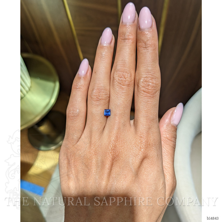 0.54 Ct. Blue Sapphire from Ceylon (Sri Lanka)