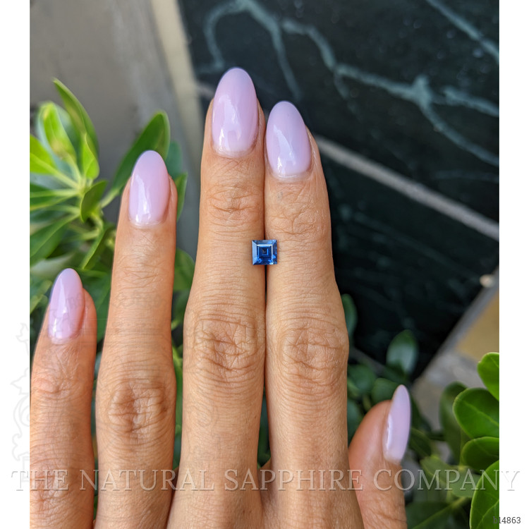 0.82 Ct. Blue Sapphire from Thailand