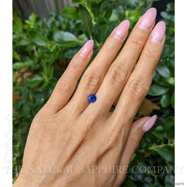 1.30 Ct. Blue Sapphire from Ceylon (Sri Lanka)