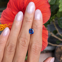 1.47 Ct. Blue Sapphire from Ceylon (Sri Lanka) Life Style