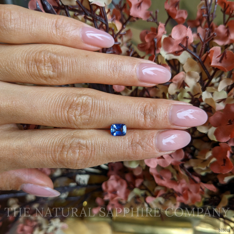 1.04 Ct. Blue Sapphire from Ceylon (Sri Lanka)
