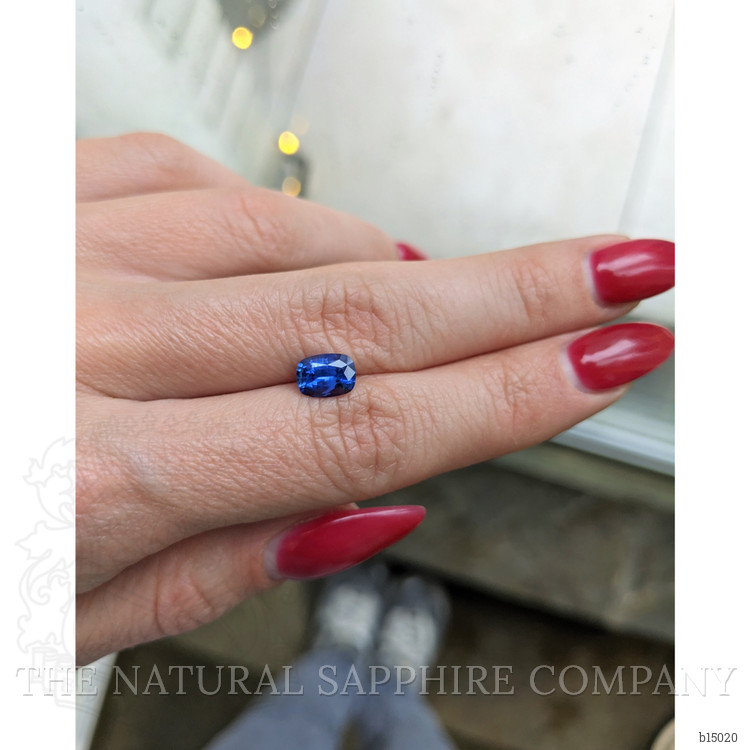 1.33 Ct. Blue Sapphire from Ceylon (Sri Lanka)