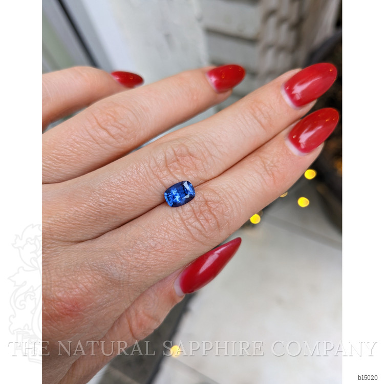 1.33 Ct. Blue Sapphire from Ceylon (Sri Lanka)