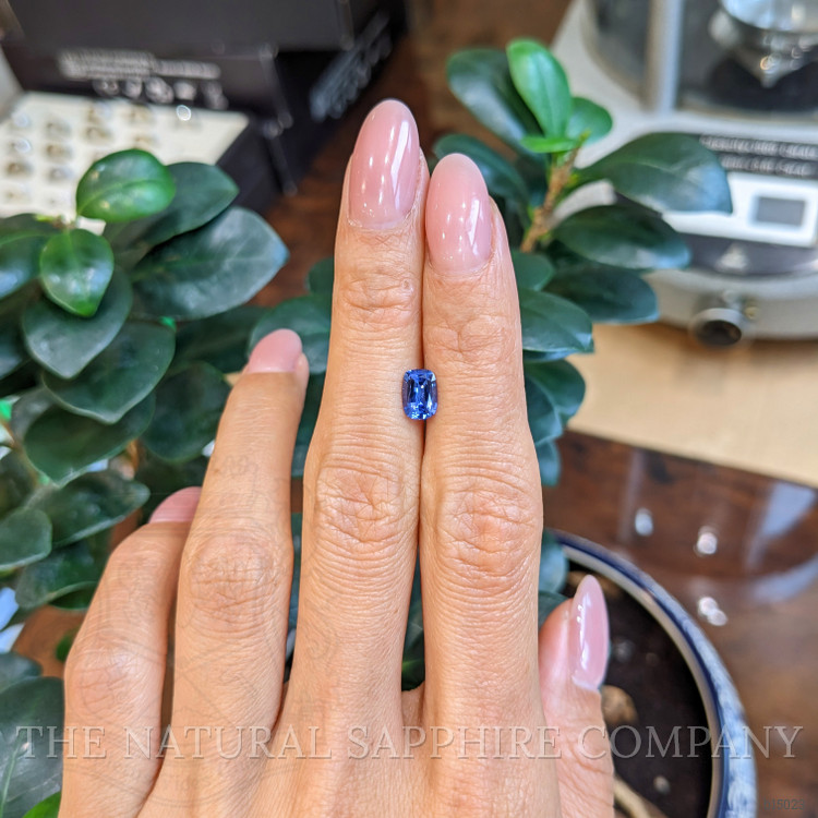 0.92 Ct. Blue Sapphire from Ceylon (Sri Lanka)