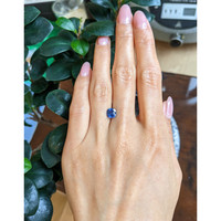 1.58 Ct. Blue Sapphire from Ceylon (Sri Lanka) Life Style