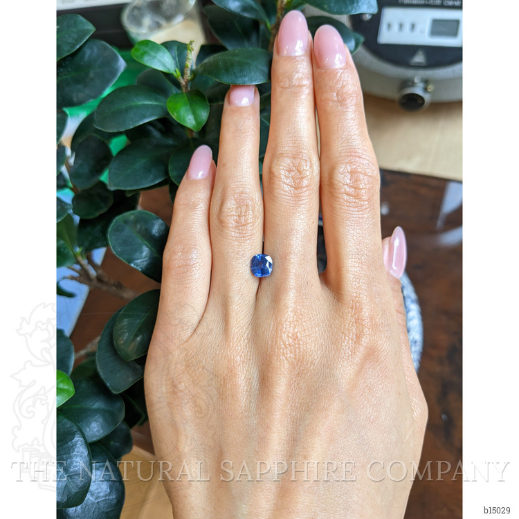 1.58 Ct. Blue Sapphire from Ceylon (Sri Lanka)