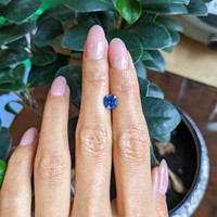 1.58 Ct. Blue Sapphire from Ceylon (Sri Lanka) Life Style