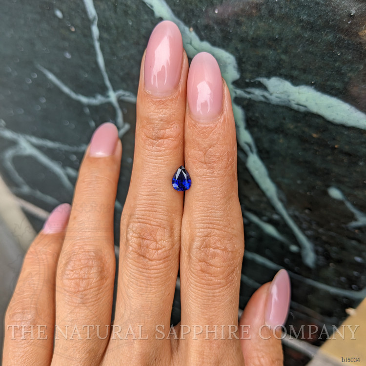 0.86 Ct. Blue Sapphire from Ceylon (Sri Lanka)