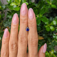 0.86 Ct. Blue Sapphire from Ceylon (Sri Lanka) Life Style