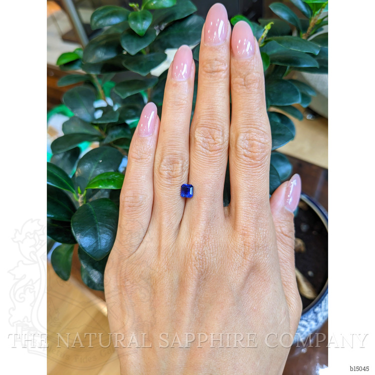 1.01 Ct. Blue Sapphire from Ceylon (Sri Lanka)