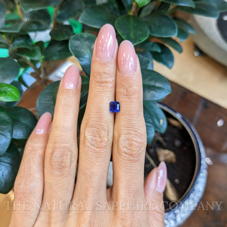 1.01 Ct. Blue Sapphire from Ceylon (Sri Lanka)