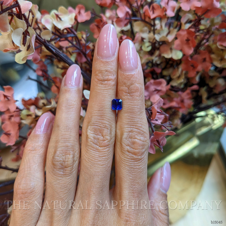 1.01 Ct. Blue Sapphire from Ceylon (Sri Lanka)