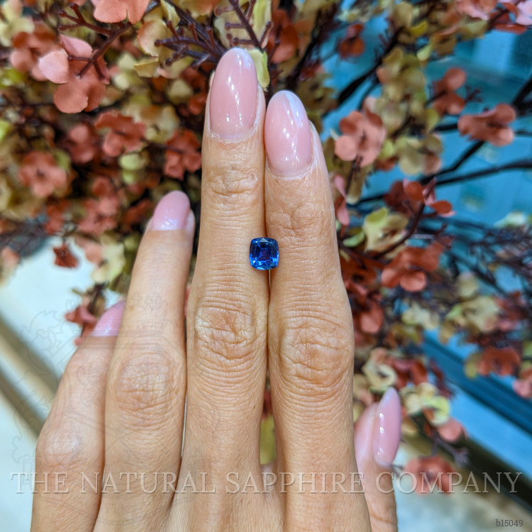 1.16 Ct. Blue Sapphire from Ceylon (Sri Lanka)