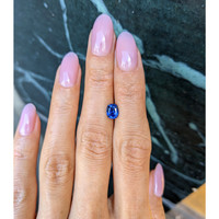 1.04 Ct. Blue Sapphire from Ceylon (Sri Lanka) Life Style