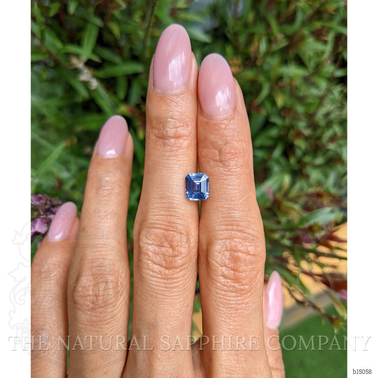 1.74 Ct. Blue Sapphire from Ceylon (Sri Lanka)