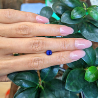 1.32 Ct. Blue Sapphire from Ceylon (Sri Lanka) Life Style