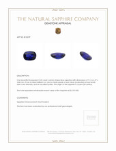 2.05 Ct. Sapphire from Ceylon (Sri Lanka) Appraisal