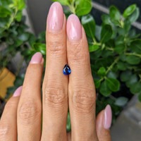 0.87 Ct. Blue Sapphire from Ceylon (Sri Lanka) Life Style