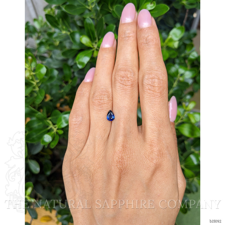 0.87 Ct. Blue Sapphire from Ceylon (Sri Lanka)