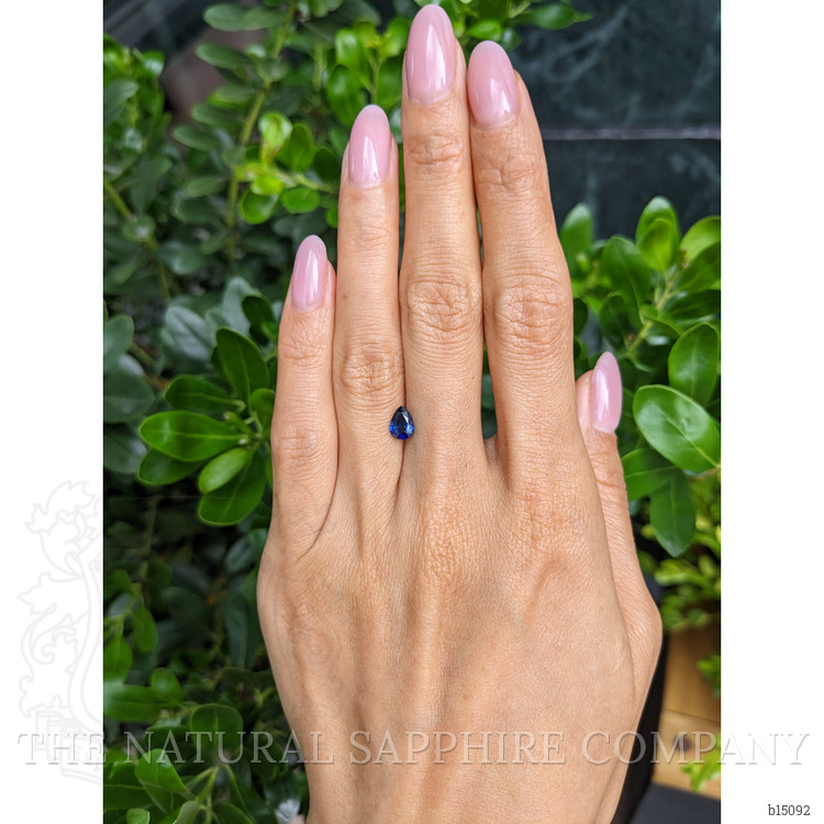 0.87 Ct. Blue Sapphire from Ceylon (Sri Lanka)