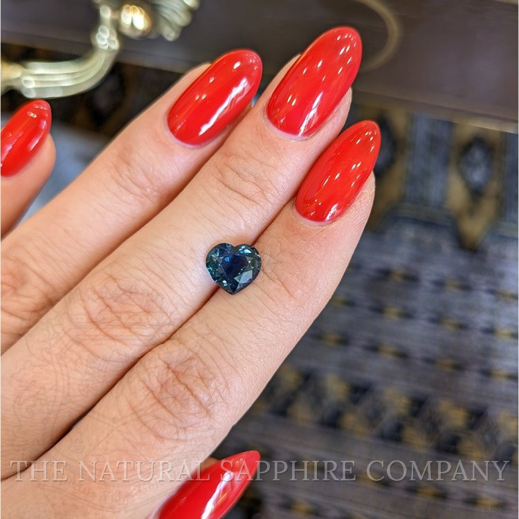 2.06 Ct. Greenish Blue Sapphire from Ceylon (Sri Lanka)