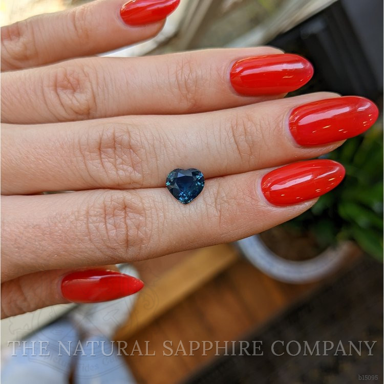 2.06 Ct. Greenish Blue Sapphire from Ceylon (Sri Lanka)
