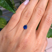 1.33 Ct. Blue Sapphire from Nigeria Life Style