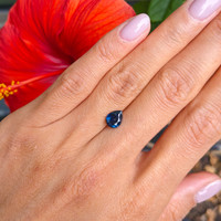 1.34 Ct. Blue Sapphire from Nigeria Life Style